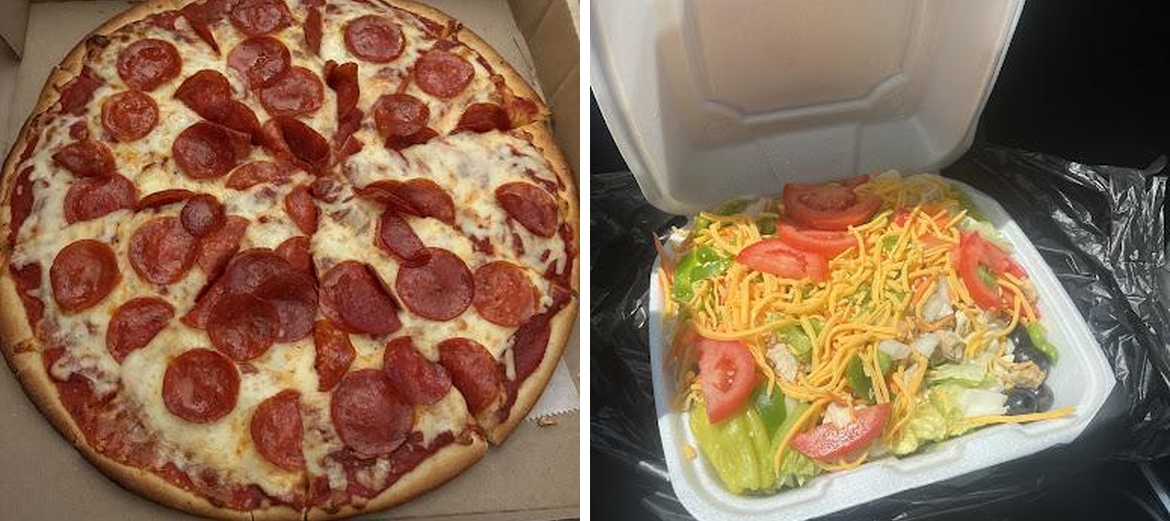 Maria's Pizza Menu